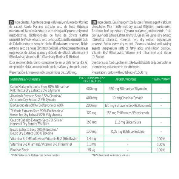 Drenaclean 720 mg 60 comprimidos - Imagen 5