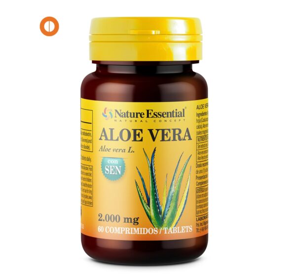 Aloe Vera 2000 mg con sen 60 compr - Herbolario Naturalment Benidorm