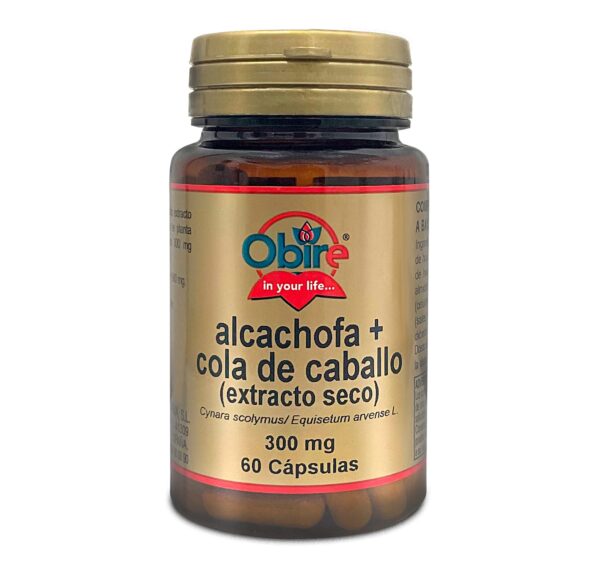 Alcachofa y cola caballo extracto seco 300 mg