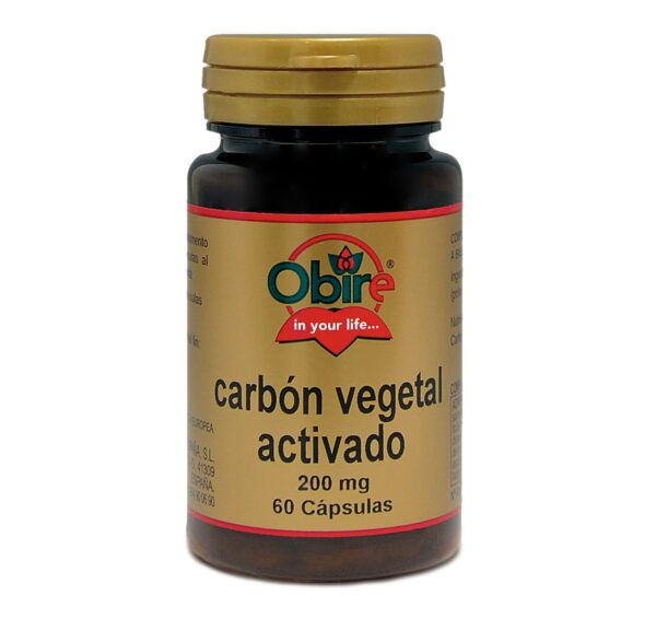 Carbón vegetal activado 200 mg