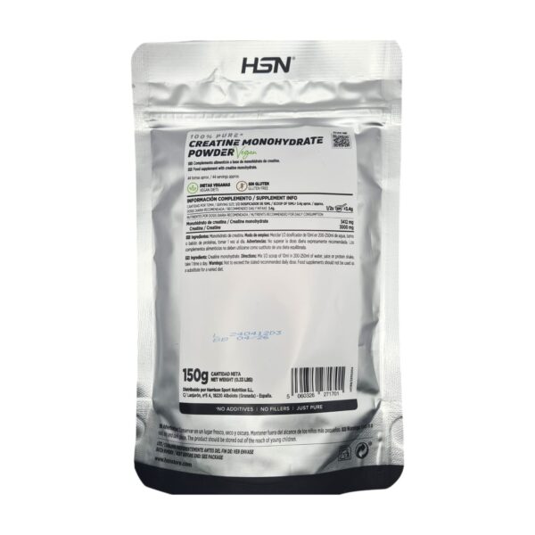 Creatina Monohidrato Polvo HSN 150g