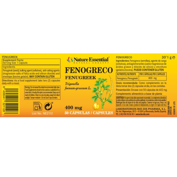 Fenogreco 400mg