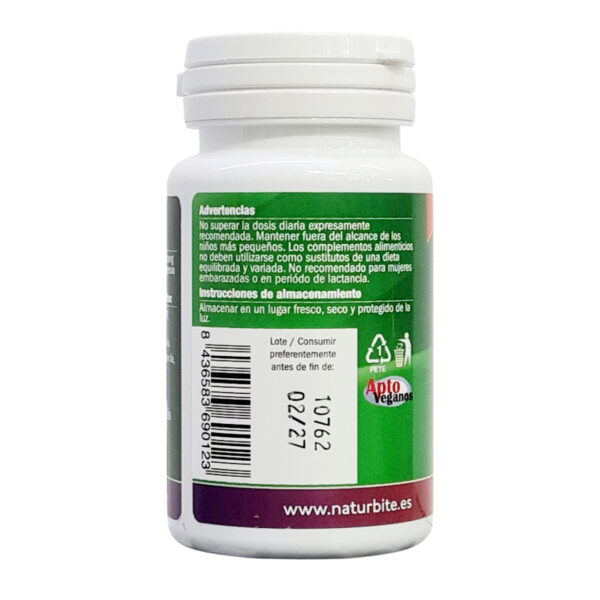 Ginseng Siberiano 1000mg NaturBite - Imagen 2