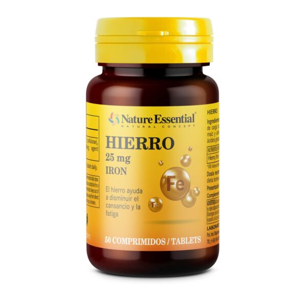 Hierro 25mg 50 comprimidos