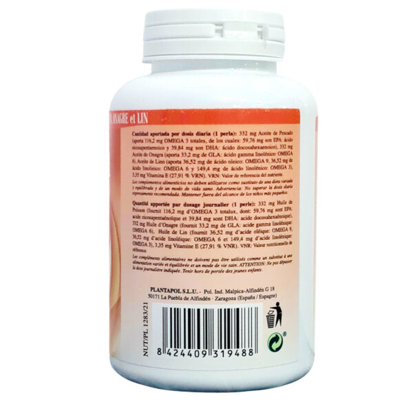 Omega 3 6 9 Plantapol 120 perlas - Imagen 2