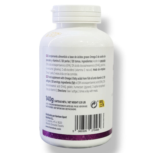 Omega 3 aceite de pescado 1000mg HSN - Imagen 3